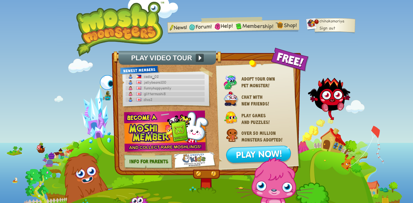 第42回 子供向け仮想空間の草分け「Moshi Monsters」 | vsmedia