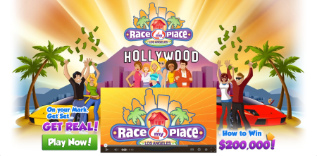ゲームをプレイすると現実の特典がもらえる？！　米PopRox Entertainmentが金券やiPadが貰えるソーシャルゲーム「Race 4 My Place」をリリース