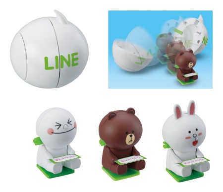LINEが子供向けの玩具にも進出！ タカラトミー、LINEの玩具シリーズを5月より順次発売7