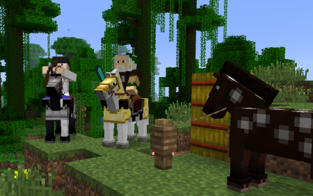 「Minecraft」に動物がやってくる！　最新アップデートで馬やロバに乗れる機能を実装