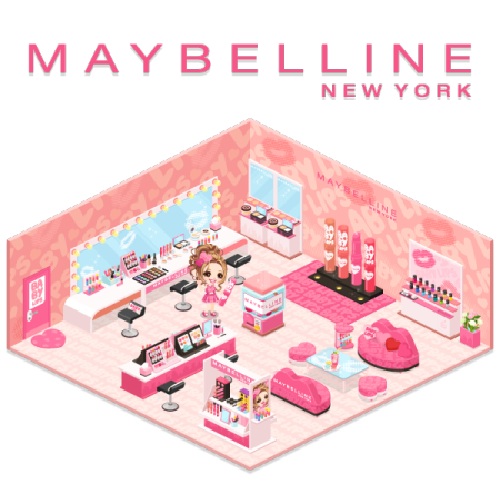 「LINE」のスマホ向け仮想空間アプリ「LINE Play」に「メイベリン ニューヨーク」の公式アバターが登場1