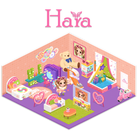 「LINE」のスマホ向け仮想空間アプリ「LINE Play」にKARAのメンバーのハラ（HARA）が登場！1