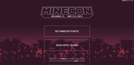 Mojang、「Minecraft」のオフラインイベント「MineCon 2013」を11月に開催決定