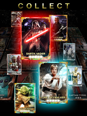 KONAMI、「スター・ウォーズ」の海外向けカードバトルゲーム「Star Wars: Force Collection」を9/4にリリース1