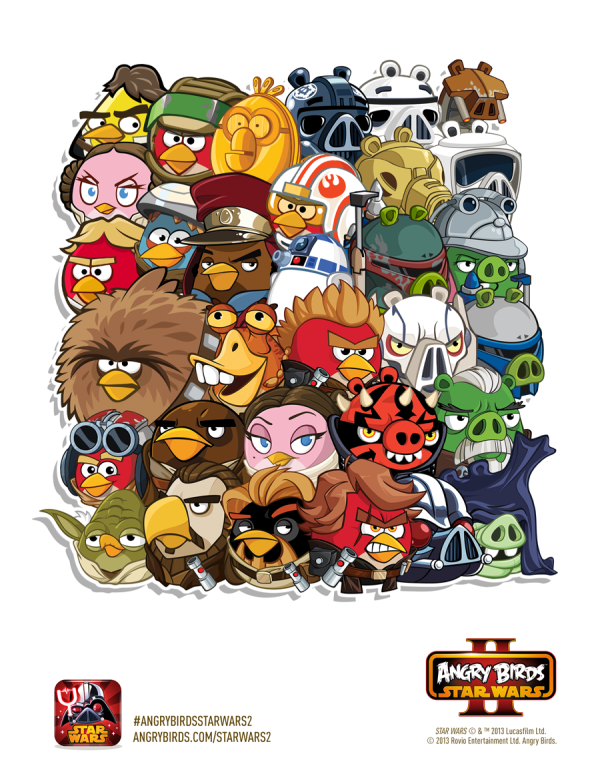 史上最多の30キャラが登場！ Rovio、スター・ウォーズ版Angry Birds 