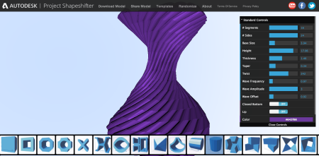 Autodesk、Webブラウザ上で利用できる3DCGツール「Project Shapeshifter」を提供開始2