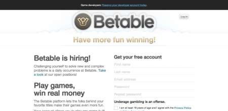 オンラインギャンブルプラットフォームのBetable、1850万ドル資金調達