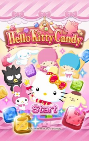 ニフティとサンリオウェーブ、共同でスマホ向けパズルゲーム「Hello Kitty Candy」のiOS版をリリース1