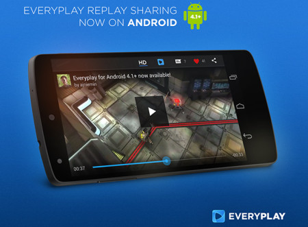 Applifier、スマホ向けゲームのプレイ動画を投稿・共有できる動画共有サービス「Everyplay」にてAndroid対応を開始