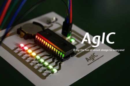 東大発ベンチャーのAgIC、家庭用プリンタで作れる電子回路作成キット「AgIC Print」の開発資金をKickstarterで募集中1
