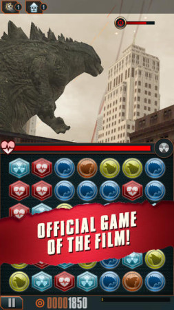 米Rogue Play、ハリウッド映画版「ゴジラ」の公式スマホゲーム「Godzilla - Smash3」をリリース1