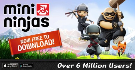 スクエニの海外向けスマホゲーム「Mini Ninjas」、600万ダウンロードを突破1