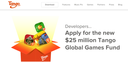 スマホ向けメッセージングアプリのTango、ゲーム系投資ファンド「Tango Global Games Fund」にてディベロッパー6社と契約