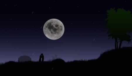 【やってみた】夜道を歩く、ただそれだけ…な散歩シミュレーションアプリ「Blue Moon」9