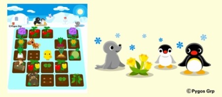 ドリコム、農園育成ソーシャルゲーム「ちょこっとファーム」にて「ピングー」とコラボ
