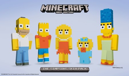 Microsoft、サンドボックスゲーム「Minecraft」のXbox版にて「ザ・シンプソンズ」のスキンパックを販売