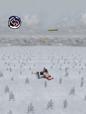 【やってみた】空手家が鼻水を垂らしながらスキージャンプする落下シミュレーター（？）「スキージャンプ アルティメイタム」7
