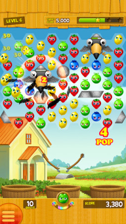 クルーズ、マーケティング用パズルシューターゲーム「Poppin’ Juicy」のiOS版をオーストラリアにて先行配信