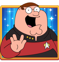 米モバイルゲームディベロッパーのTinyCo、アニメ「ファミリー・ガイ」のスマホゲーム「Family Guy: The Quest for Stuff」にて「スタートレック」とコラボ
