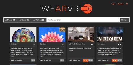 VRコンテンツプラットフォームの「WEAR VR」、150万ドルを調達