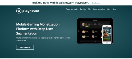 ソーシャルゲームディベロッパーのRockYou、モバイル向け広告のPlayHavenを買収