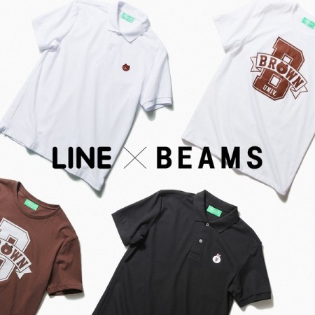 LINEとBEAMSがコラボ！ Tシャツとポロシャツを6/6より先行販売