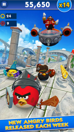 「ソニック」シリーズの海外向けスマホゲーム「Sonic Dash」、Angry BirdsシリーズのRPG「Angry Birds Epic」とコラボ