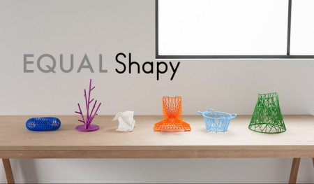 SoftBank SELECTION、3Dプリンタ製スマホスタンド「EQUAL Shapy」を発売
