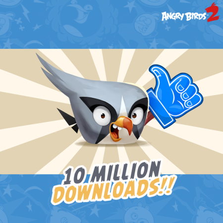 「Angry Birds」シリーズ最新作「Angry Birds 2」、早くも1000万ダウンロードを突破