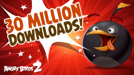 「Angry Birds」シリーズ最新作「Angry Birds 2」が3000万ダウンロードを突破　1/3が中国から