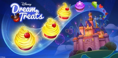 ディズニー、ディズニーキャラが総登場するスマホ向けパズルゲーム「Disney Dream Treats」をリリース