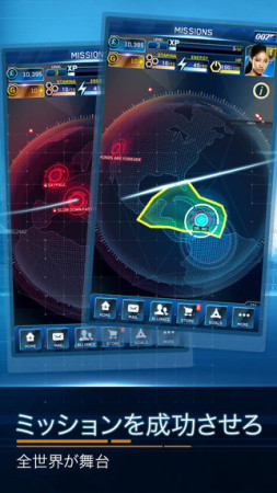 Glu Mobile、映画「007」シリーズのスマホゲーム「James Bond: World of Espionage」をリリース