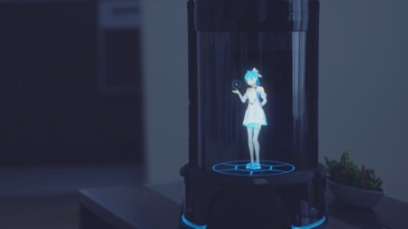 ウィンクル、好きなキャラクターと一緒に暮らせるホログラムコミュニケーションロボット「Gatebox」を発表
