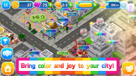 虹色の町を作ろう！ ATARI、LGBTQフレンドリーな町を作るスマホ向けシミュレーションゲーム「Pridefest」をリリース