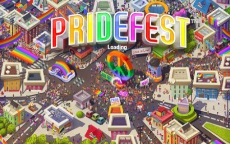 LGBTQフレンドリーな町を作るスマホ向けシミュレーションゲーム「Pridefest」、LGBTQ向けマッチングアプリ「LGBTQutie」の運営会社と提携