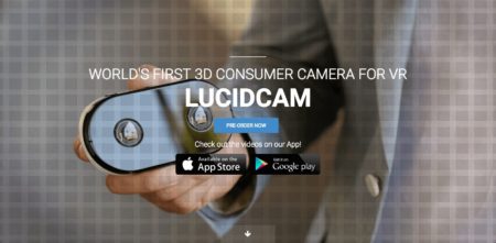 3Dカメラ「LucidCam」開発のLucid VR、シードラウンドにて210万ドルを調達