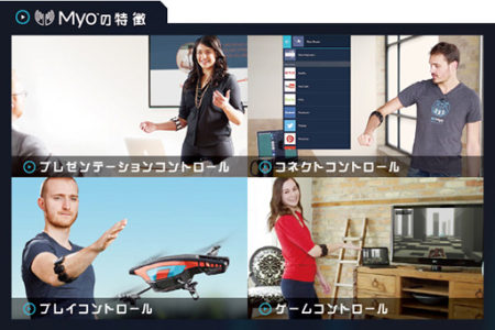 FOX、手や腕の動きを検出できるアームバンド型モーションコントローラ「Myo」を日本国内で販売
