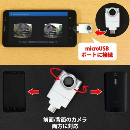 上海問屋、普通のスマホで3D動画を撮影できるmicroUSB追加スマホレンズ「Eye-Plug」を販売開始
