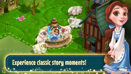 ディズニー、ディズニープリンセスのスマホ向け町作りゲーム「Disney Enchanted Tales」をリリース