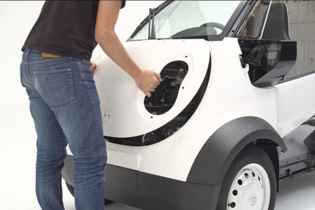 カブクとHondaが3Dプリントによる車両を共同製作　CEATEC JAPAN 2016に出展中