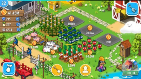 【やってみた】天文学的収穫も夢じゃない！？ クッキークリッカー系インフレ農園ゲーム「Farm Away!」