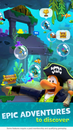 ディズニー、子供向け仮想空間「Club Penguin」のスマホアプリ版をリリース