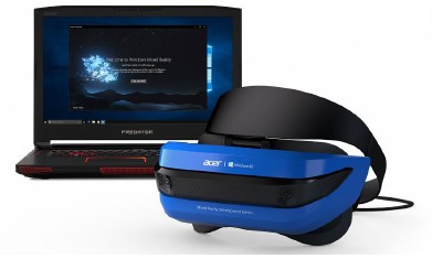 Acer、MR HMD「Acer Windows Mixed Reality Headset デベロッパーエディション」を8/25 12:00より数量限定で販売