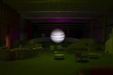 6/3、日本科学未来館にてドームシアターに水口哲也氏のVRゲーム「Rez Infinite」を投影するイベントが開催