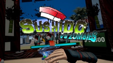 AMG GAMES、寿司ニンジャが寿司を投げてゾンビを倒す新作VRゲーム「SUSHIDO VS ZOMBIES」をリリース