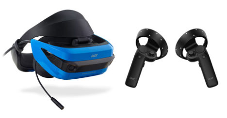 Acer、「MR HMD「Acer Windows Mixed Reality Headset」のコンシュマーバージョンを10/17に発売