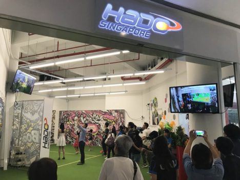 ARスポーツ「HADO」の体験施設の旗艦店がシンガポールにオープン