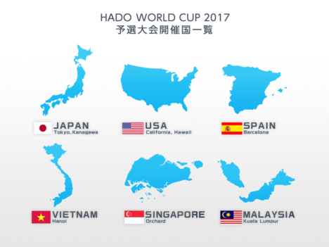 賞金総額は300万円　ARスポーツ「HADO」の世界大会 「HADO WORLD CUP 2017」が12/3に開催決定