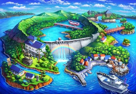 GREEの長寿ソーシャルゲーム「釣り★スタ」が宮城県黒川郡大和町の「南川ダム」のネーミングライツを獲得　ゲーム内イベントも実施