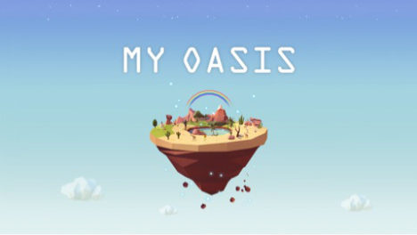 【やってみた】画面をタップするほど緑が増える---砂漠の浮島を育てる癒し系インフレゲーム「マイオアシス（My Oasis）」